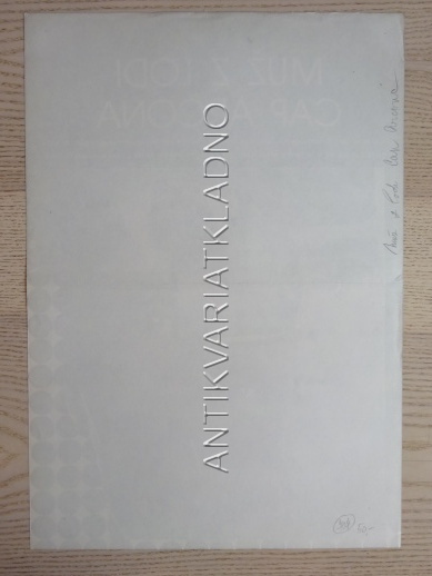 MUŽ Z LODI CAP ARCONA, FILM NDR, R: BELLAG, H: GESCHONNECK, OLMER, PL: ZAVADIL, PLAKÁT 707