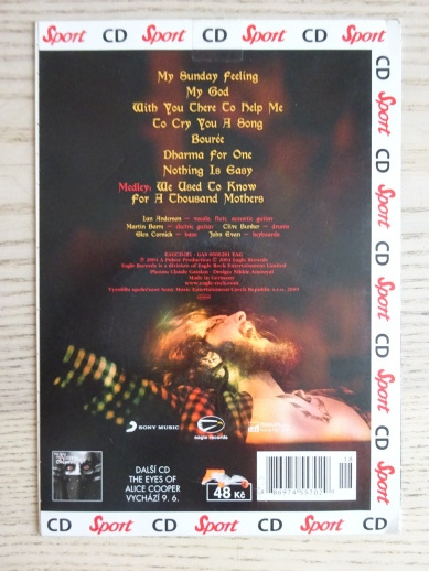 JETHRO TULL, NOTHING IS EASY, CD HUDBA