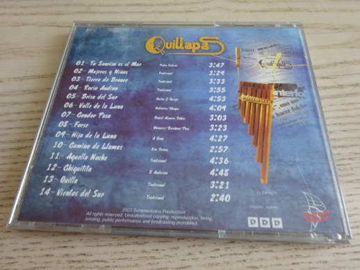 ANDES ROOTS, CD HUDBA