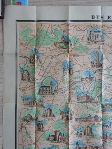 PAMÁTKY A VÝHLED Z OKOLÍ PAŘÍŽE, PAŘÍŽ, FRANCIE, MAPA