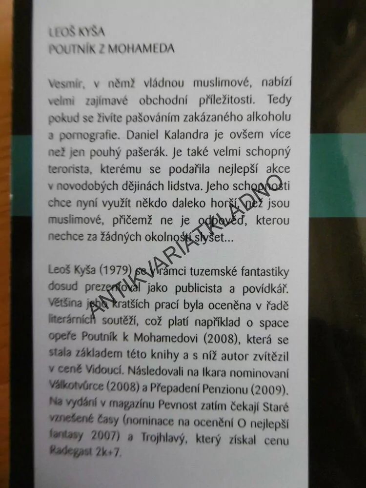 POUTNÍK Z MOHAMEDA, LEOŠ KYŠA, PEVNOST