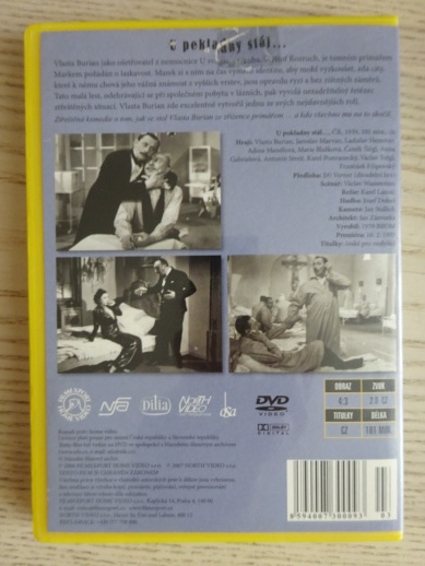U POKLADNY STÁL, DVD FILM  ČR