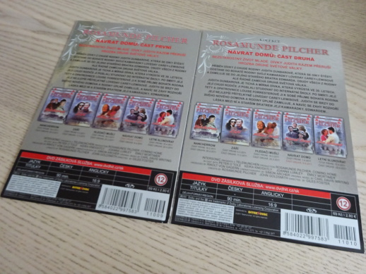 NÁVRAT DOMŮ, KOLEKCE ROSAMUNDE PILCHER, 2X DVD FILM