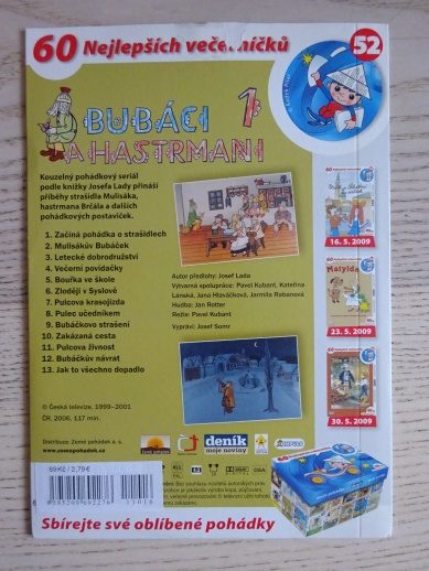 BUBÁCI A HASTRMANI, DVD FILM