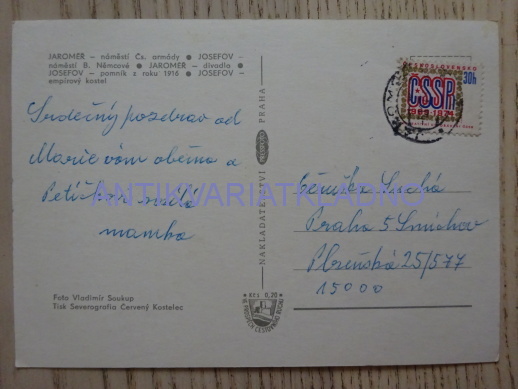 JAROMĚŘ, JOSEFOV, OKRES NÁCHOD