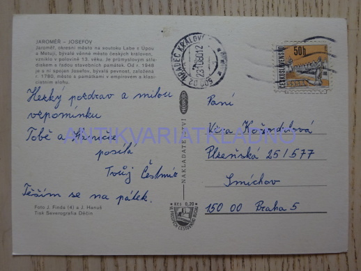 JAROMĚŘ, JOSEFOV, OKRES NÁCHOD