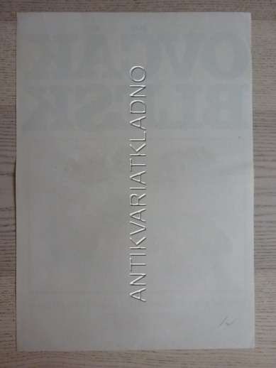 OVČÁK BLESK, FILM GB, PL: PINDĚLÍ, PLAKÁT 995