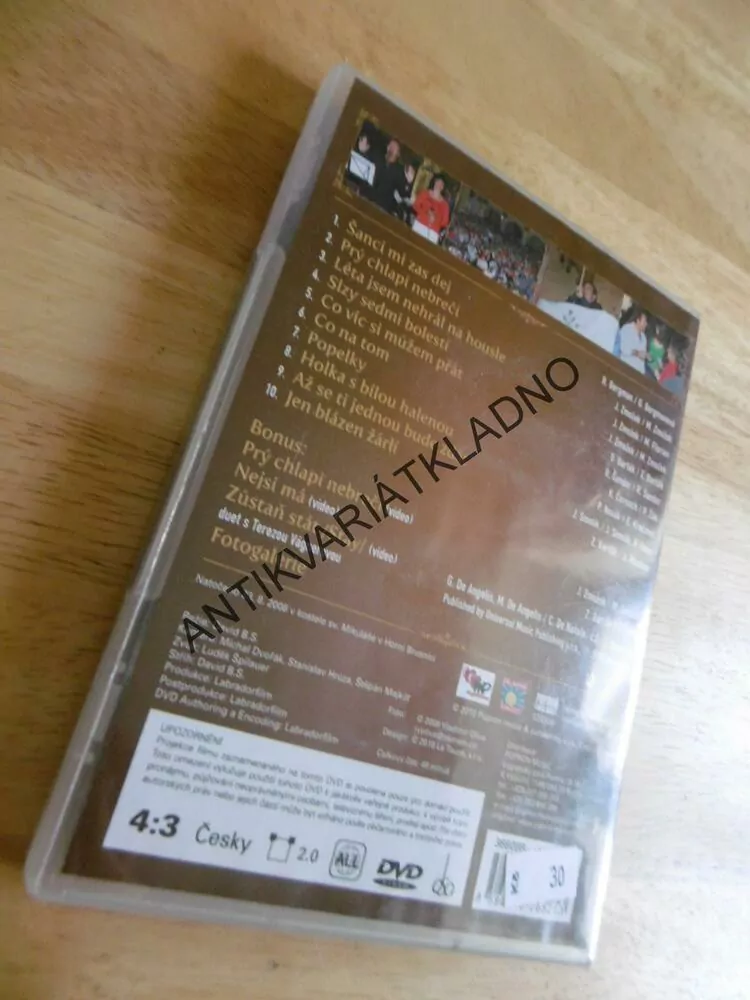 JAKUB SMOLÍK, KONCERT V KOSTELE, DVD HUDBA