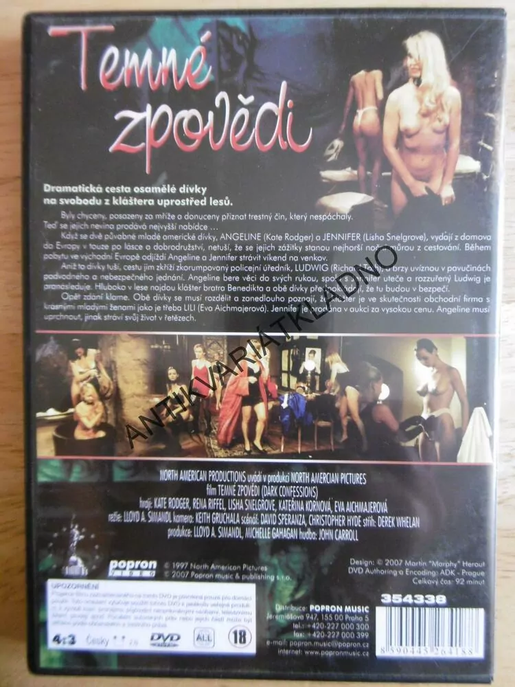 TEMNÉ ZPOVĚDI, DVD FILM 