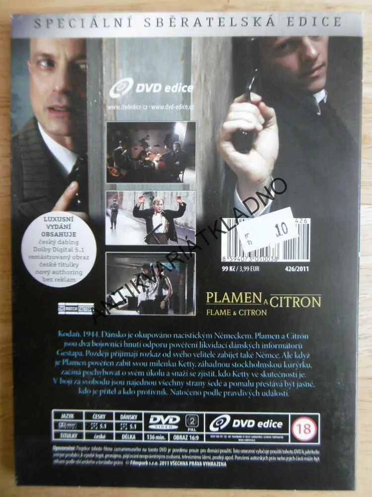 PLAMEN A CITRON, DVD FILM 