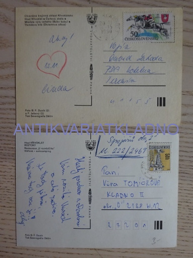 KŘIVOKLÁT, CHRÁNĚNÁ KRAJINNÁ OBLAST KŘIVOKLÁTSKO, OKRES BEROUN, 2 KUSY