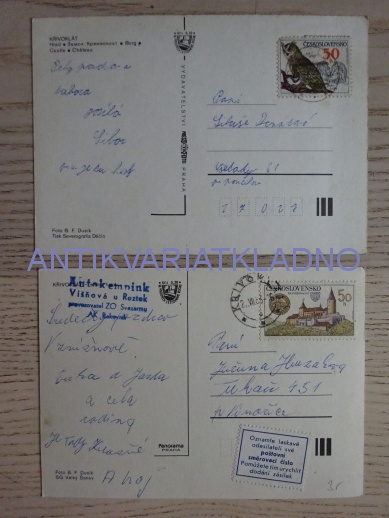 KŘIVOKLÁT, CHRÁNĚNÁ KRAJINNÁ OBLAST KŘIVOKLÁTSKO, OKRES BEROUN, 2 KUSY