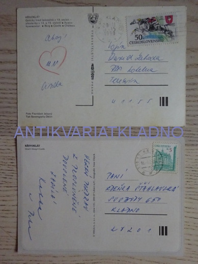 KŘIVOKLÁT, CHRÁNĚNÁ KRAJINNÁ OBLAST KŘIVOKLÁTSKO, OKRES BEROUN, 2 KUSY