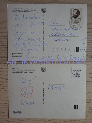 KŘIVOKLÁT, CHRÁNĚNÁ KRAJINNÁ OBLAST KŘIVOKLÁTSKO, OKRES BEROUN, 2 KUSY