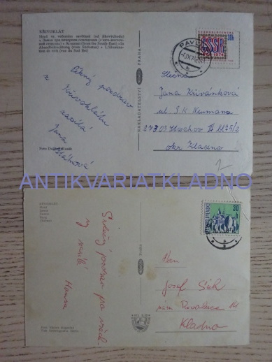 KŘIVOKLÁT, CHRÁNĚNÁ KRAJINNÁ OBLAST KŘIVOKLÁTSKO, OKRES BEROUN, 2 KUSY