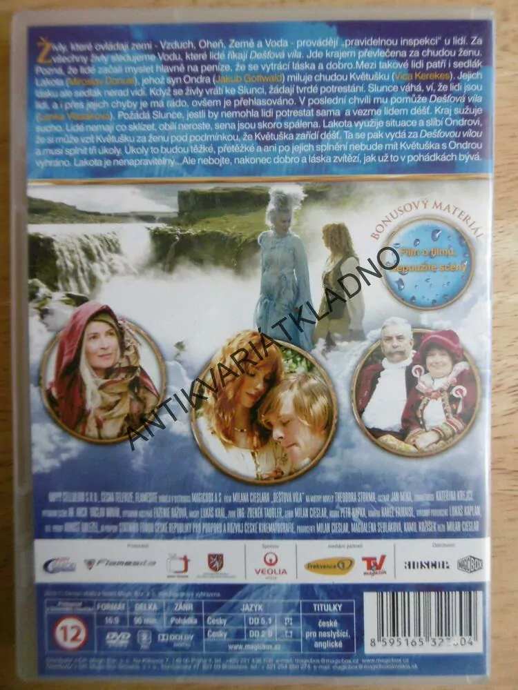 DEŠŤOVÁ VÍLA, DVD FILM 
