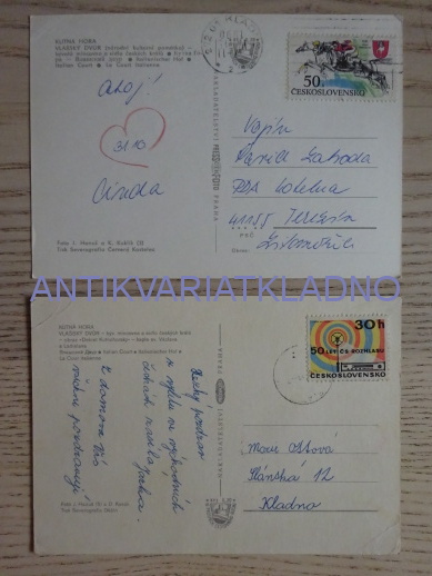 KUTNÁ HORA, VLAŠSKÝ DVŮR, 2 KUSY