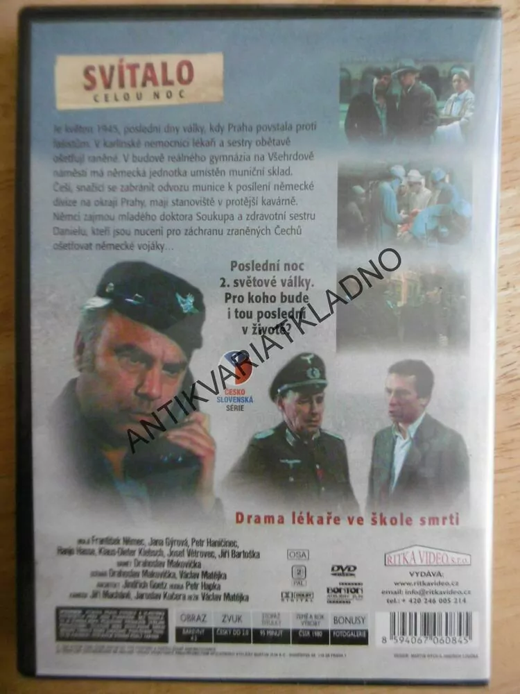 SVÍTALO CELOU NOC, DVD FILM 