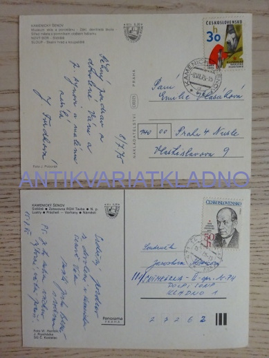 KAMENICKÝ ŠENOV, NOVÝ BOR, SLOUP, OKRES ČESKÁ LÍPA, 2 KUSY