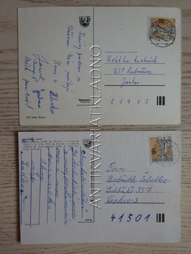 KUNŽAK, KOMORNÍK, STRMILOV, ZVŮLE, OKRES JINDŘICHŮV HRADEC, 2 KUSY