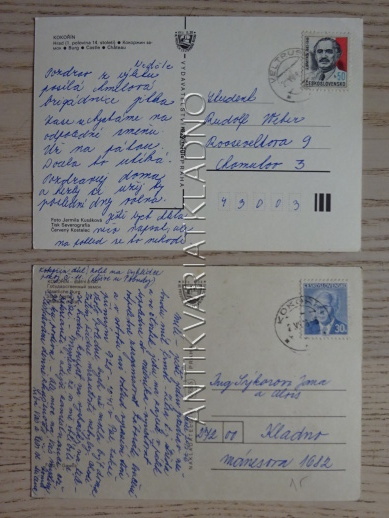 KOKOŘÍNSKO, KOKOŘÍN, KOKOŘÍNSKÝ DŮL, OKRES MĚLNÍK, 2 KUSY