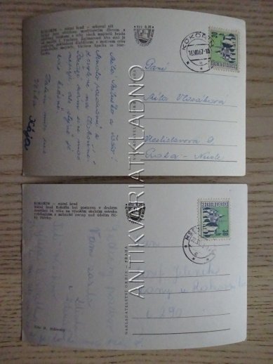 KOKOŘÍN, OKRES MĚLNÍK, 2 KUSY