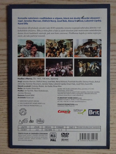 HUDBA Z MARSU, DVD FILM