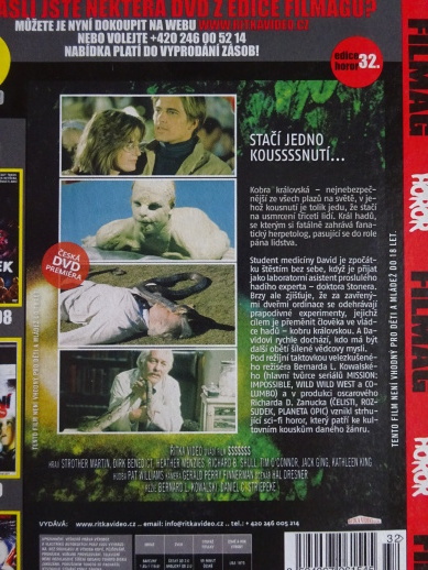 SSSSSSS, DVD FILM