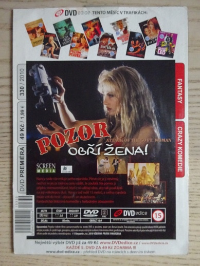 POZOR OBŘÍ ŽENA!, DVD FILM