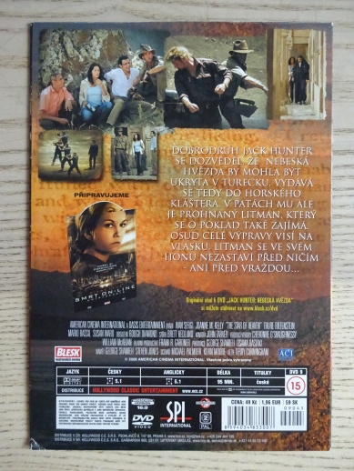 JACK HUNTER, NEBESKÁ HVĚZDA, DVD FILM