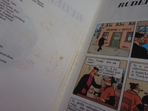 POKLAD RUDÉHO RAUBÍŘE, DOBRODRUŽSTVÍ TINTINA, HERGÉ, **an