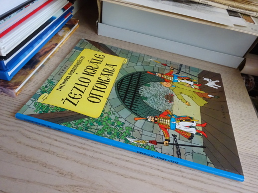 TINTINOVA DOBRODRUŽSTVÍ, ŽEZLO KRÁLE OTTOKARA, HERGÉ, **an