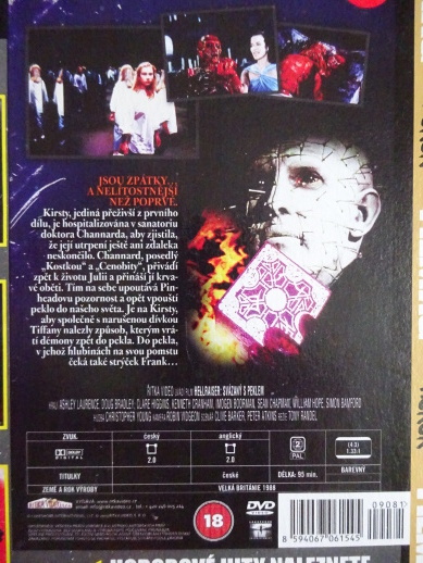 HELLRAISER: SVÁZANÝ PEKLEM, DVD FILM