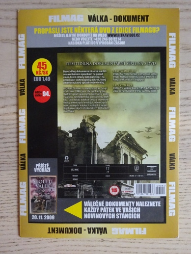 STOLETÍ VÁLEK 3, 1946-1963, DOKUMENT DVD FILM 2. SVĚT. VÁLKA