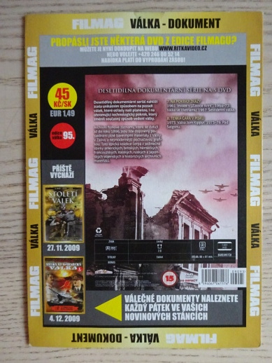STOLETÍ VÁLEK 4, 1961-1976, DOKUMENT DVD FILM 2. SVĚT. VÁLKA
