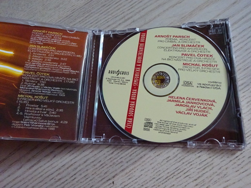 ČESKÁ SOUDOBÁ HUDBA - SYMFONICKÁ A KONCERTNÍ HUDBA, CD HUDBA