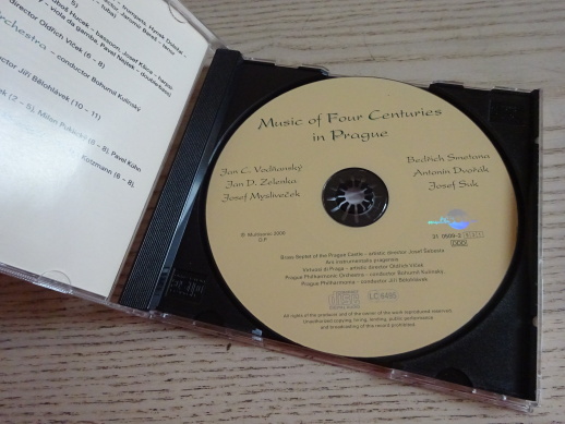 MUSIC OF FOUR CENTURIES IN PRAGUE, CD HUDBA