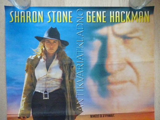RYCHLEJŠÍ NEŽ SMRT, SHARON STONE, GENE HACKMAN, PLAKÁT 39MD