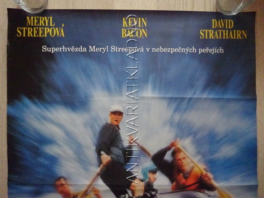 DIVOKÁ ŘEKA, MERYL STREEP, KEVIN BACON, PLAKÁT 53MD