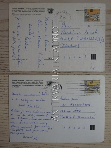 KARLOVA STUDÁNKA, OKRES BRUNTÁL, 2 KUSY