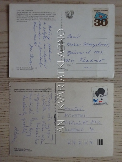 KARLOVA STUDÁNKA, OKRES BRUNTÁL, 2 KUSY