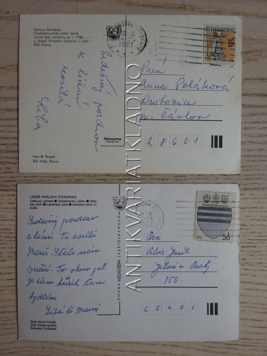 KARLOVA STUDÁNKA, OKRES BRUNTÁL, 2 KUSY