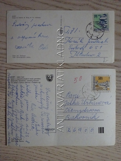 KOST, STÁTNÍ HRAD, OKRES JIČÍN, 2 KUSY