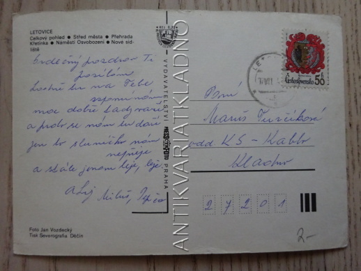 LETOVICE, OKRES BLANSKO