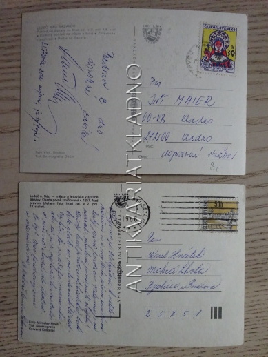 LEDEČ NAD SÁZAVOU, OKRES HAVLÍČKŮV BROD, 2 KUSY