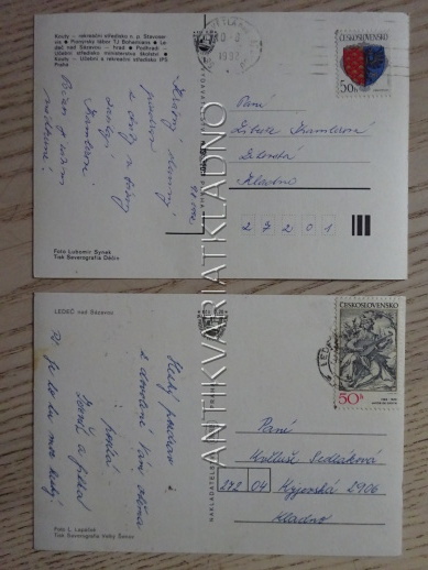 LEDEČ NAD SÁZAVOU, OKRES HAVLÍČKŮV BROD, 2 KUSY