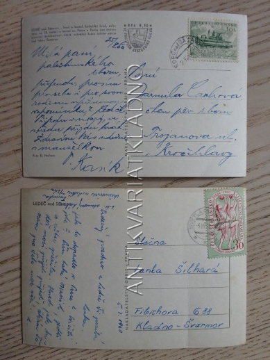 LEDEČ NAD SÁZAVOU, OKRES HAVLÍČKŮV BROD, 2 KUSY