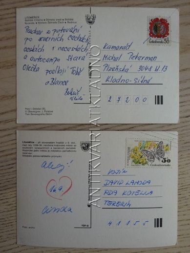 LITOMĚŘICE, 2 KUSY