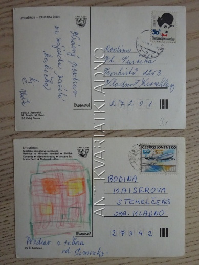 LITOMĚŘICE, 2 KUSY