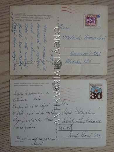 LITOMĚŘICE, KOCANDA, 2 KUSY